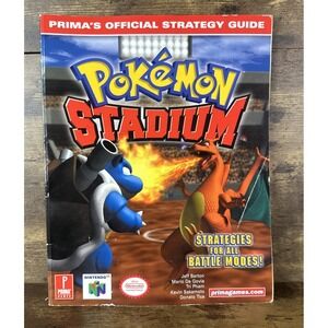 Pokemon Stadium N64 Prima's Official Strategy Guide Book Nintendo 64 2000 Read!